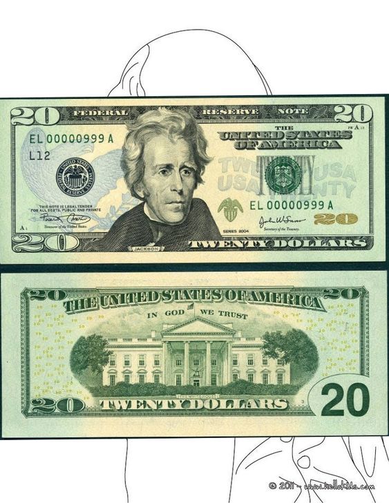 Buy Fake 20 US dollar bills