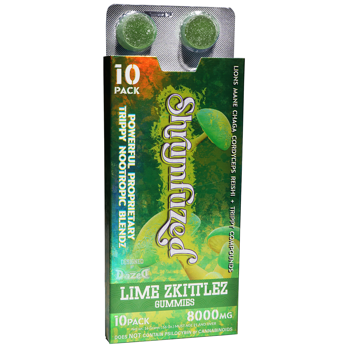Buy Shrumfuzed Nootropic Mushroom Gummies 8000mg